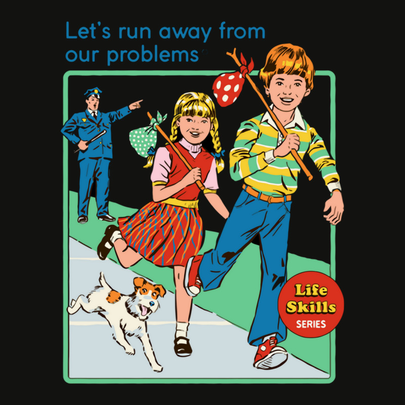 Let's Run Away From Our Problem Scorecard Crop Tee by cm-arts | Artistshot