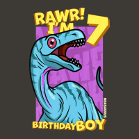 Rawr! I'm 7 Birthday Boys 7th Birthday Dino Noasaurus Bucket Hat | Artistshot