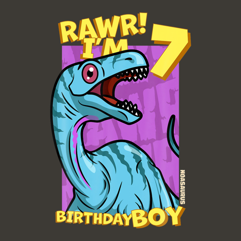 Rawr! I'm 7 Birthday Boys 7th Birthday Dino Noasaurus Bucket Hat | Artistshot