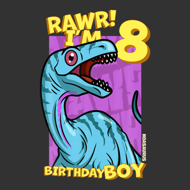 Rawr! I'm 8 Birthday Boys 8th Birthday Dino Noasaurus Baby Bodysuit | Artistshot