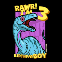 Rawr! I'm 3 Birthday Boys 3rd Birthday Dino Noasaurus Unisex Jogger | Artistshot