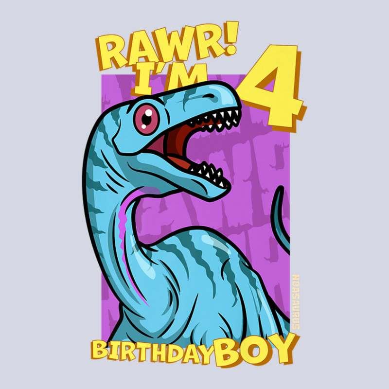 Rawr! I'm 4 Birthday Boys 4th Birthday Dino Noasaurus Fleece Short | Artistshot