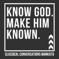 Know God. Make Him Known. Mankato Classical Conversations Premium T Sh Vintage Hoodie And Short Set | Artistshot