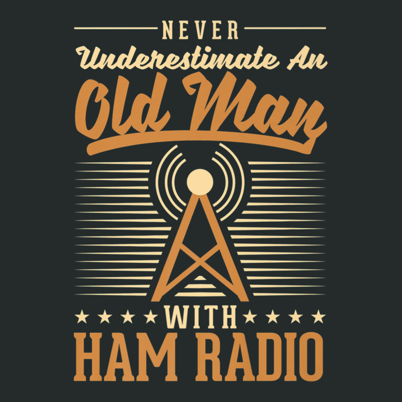 Amateur Radio Operator Old Man Amateur Radio Premium T Shirt Women's Triblend Scoop T-shirt by cm-arts | Artistshot