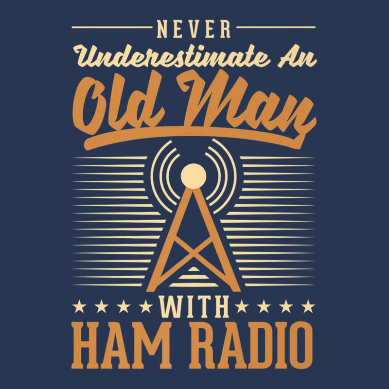 Amateur Radio Operator Old Man Amateur Radio Premium T Shirt Ladies Denim Jacket by cm-arts | Artistshot