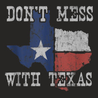 Don't Mess With Vintage Texas Longhorn Lone Star State Shirt Tank Top Ladies Fitted T-shirt | Artistshot