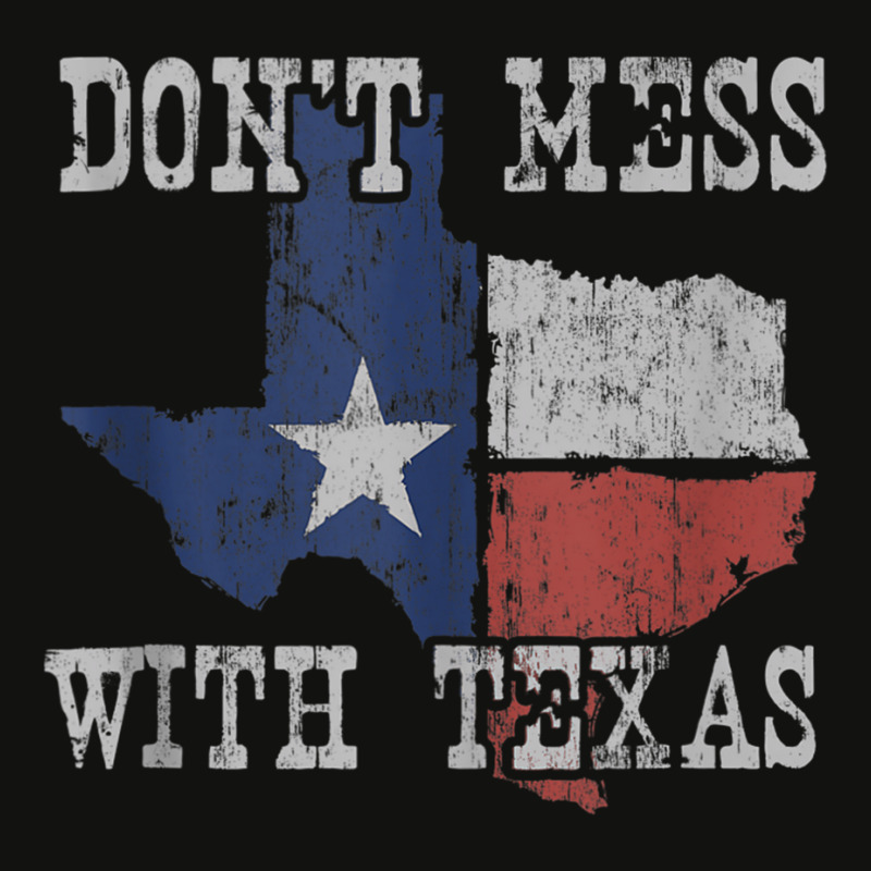 Don't Mess With Vintage Texas Longhorn Lone Star State Shirt Tank Top Scorecard Crop Tee by cm-arts | Artistshot