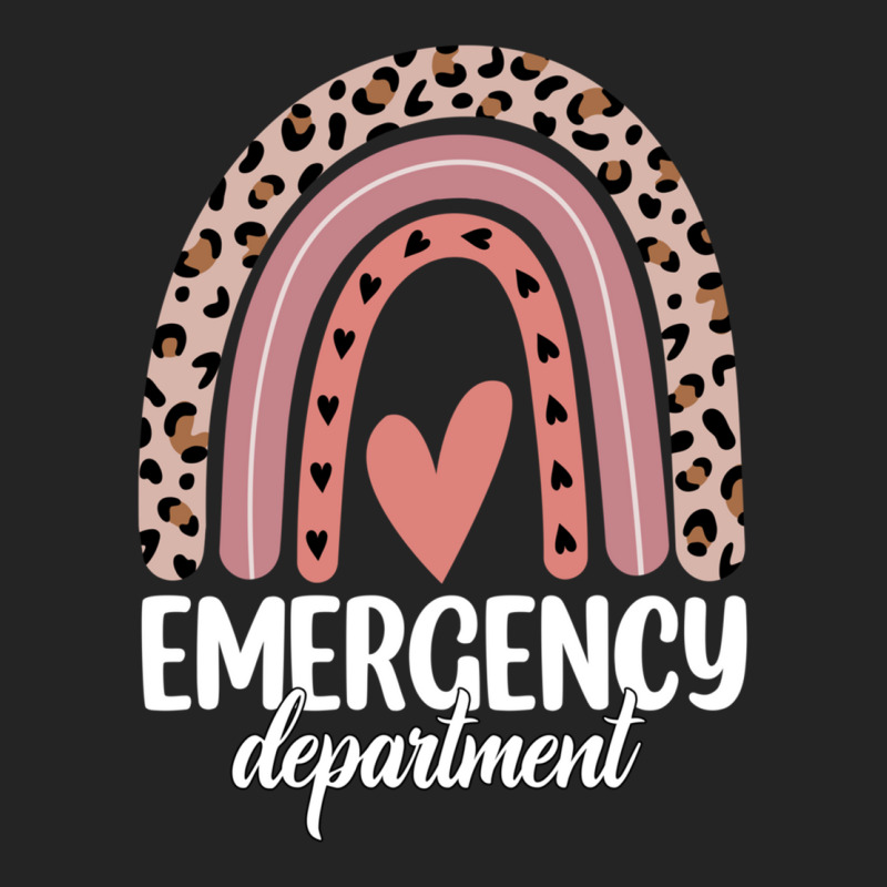 Emergency Department Rainbow Leopard Emergency Room Nursing Long Sleev 3/4 Sleeve Shirt | Artistshot