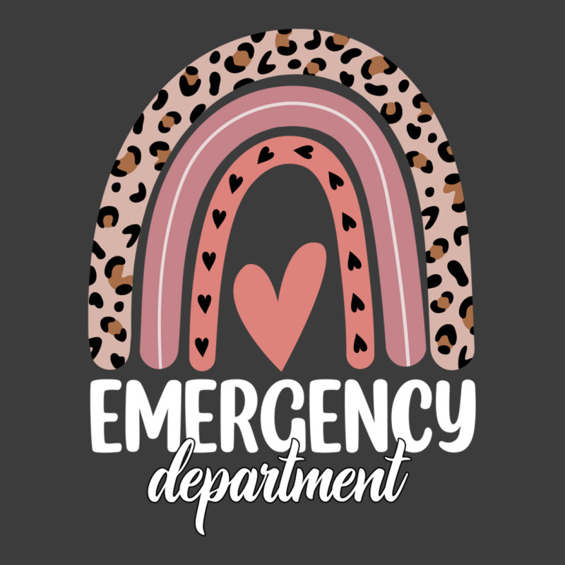 Emergency Department Rainbow Leopard Emergency Room Nursing Long Sleev Men's Polo Shirt | Artistshot