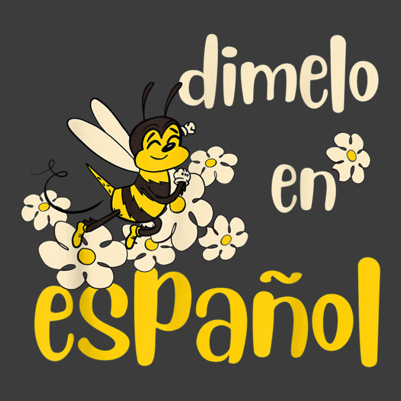 Dimelo En Espanol Cute Bee Spanish Teacher Maestra Bilingue T Shirt Men's Polo Shirt by cm-arts | Artistshot