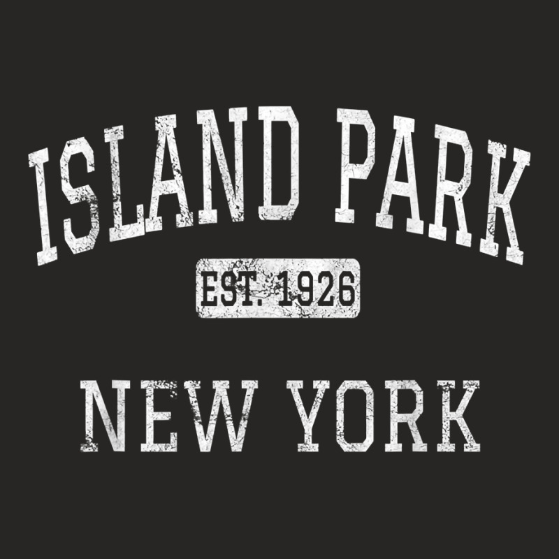 Island Park New York Ny Vintage T Shirt Ladies Fitted T-Shirt by cm-arts | Artistshot