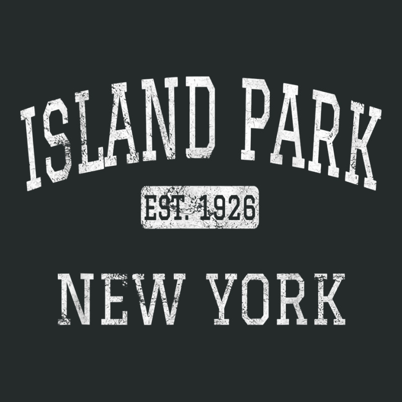 Island Park New York Ny Vintage T Shirt Women's Triblend Scoop T-shirt by cm-arts | Artistshot