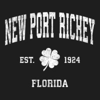 New Port Richey Florida Vintage Shamrock Sports T Shirt Classic T-shirt | Artistshot