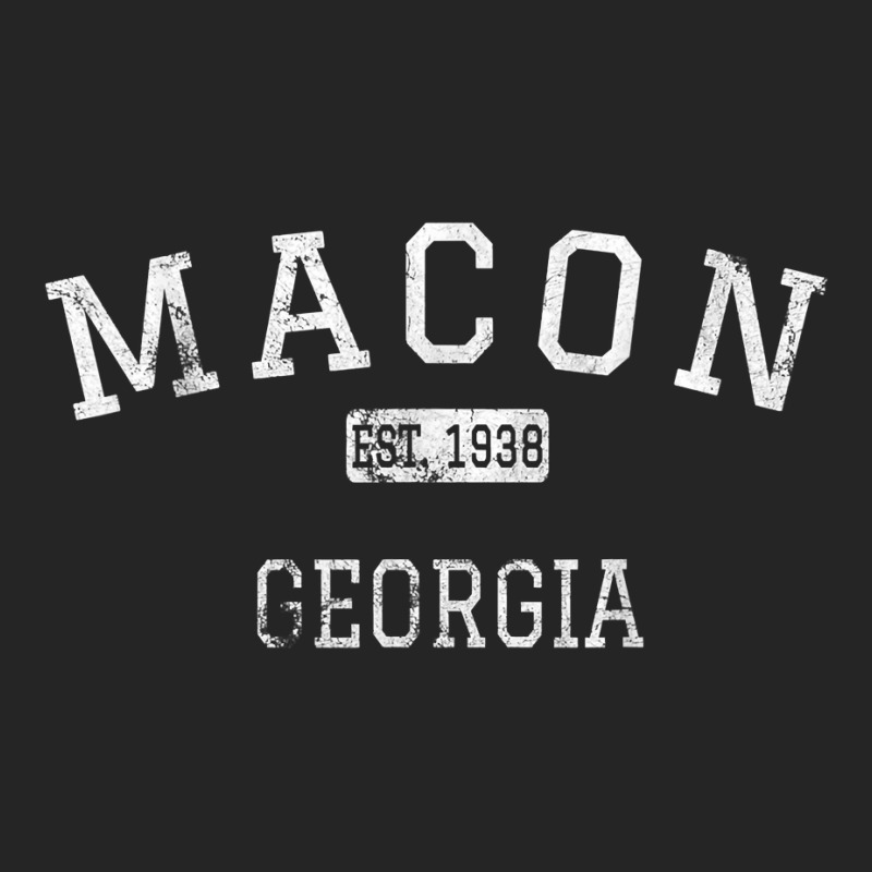 Macon Georgia Ga Vintage T Shirt Unisex Hoodie by cm-arts | Artistshot