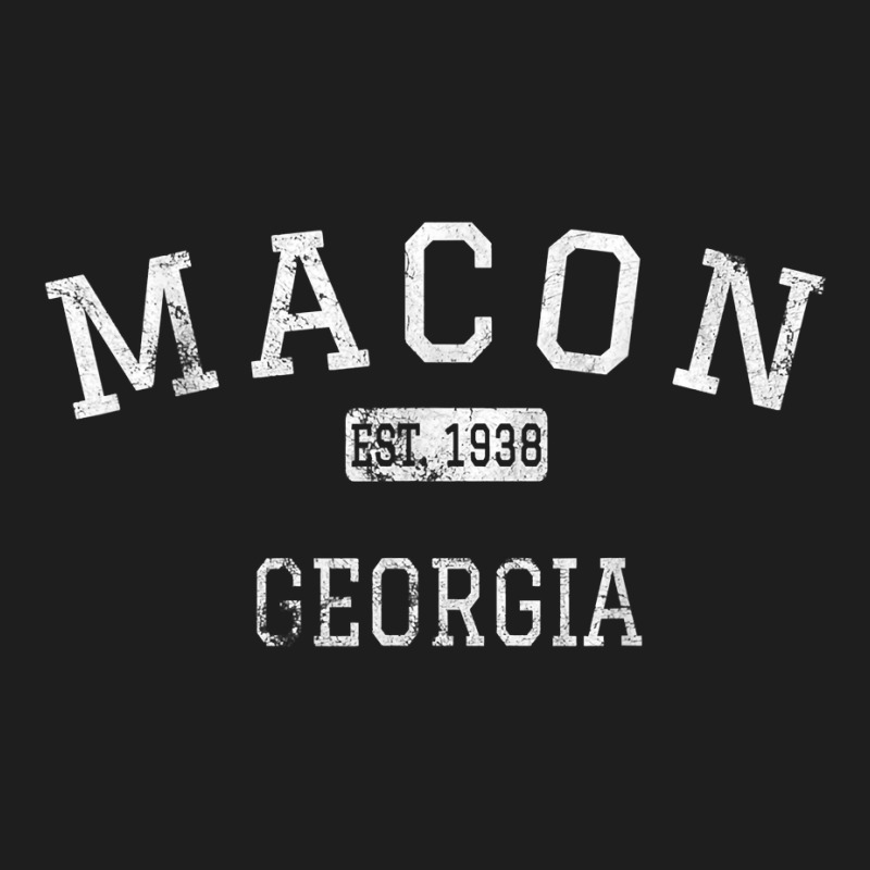 Macon Georgia Ga Vintage T Shirt Classic T-shirt by cm-arts | Artistshot