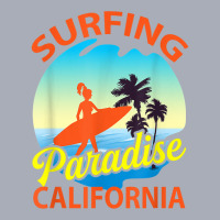 Surfing Paradise California Surfing T Shirt Tank Dress | Artistshot