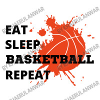 Eat Sleep Basketball Repeat, Basketball Funny Men's Long Sleeve Pajama Set | Artistshot