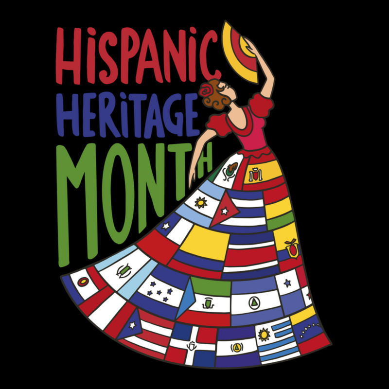 Latin Flags National Hispanic Heritage Month Long Sleeve T Shirt Baby Bibs by cm-arts | Artistshot