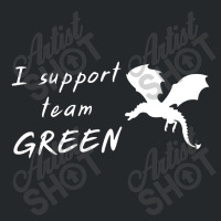 I Support Team Green Graphic Crewneck Sweatshirt | Artistshot