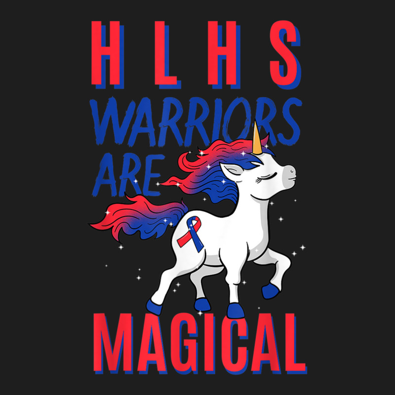 Hlhs Warrior Hypoplastic Left Heart Syndrome Unicorn Lover T Shirt Classic T-shirt | Artistshot