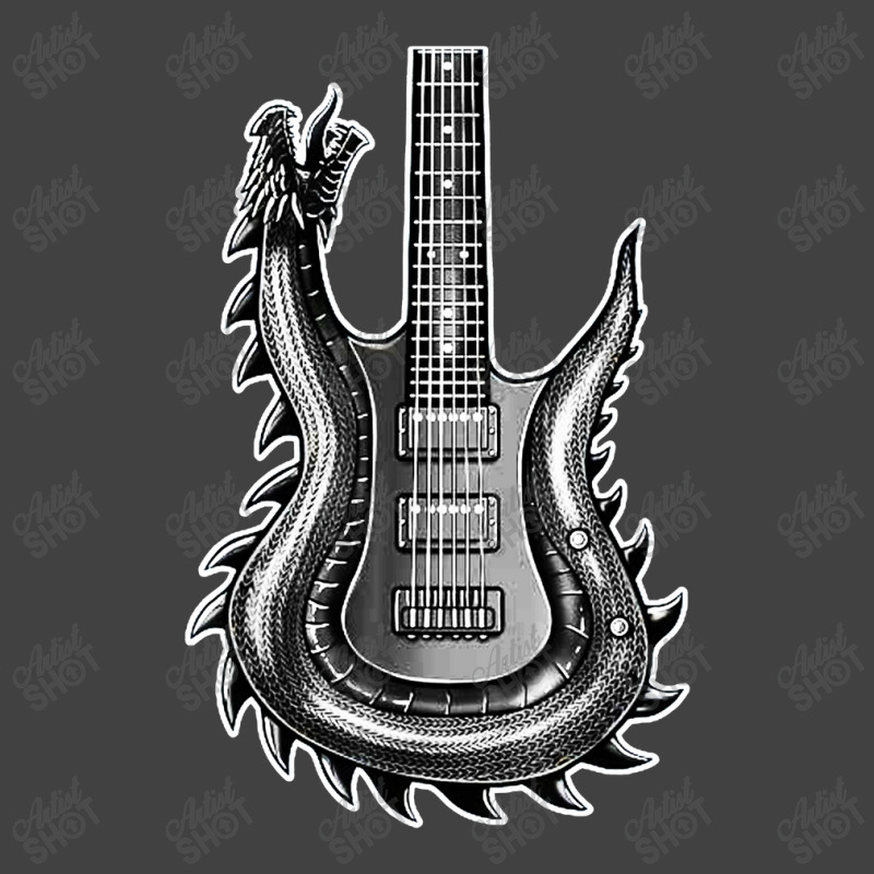 Unique Dragon Guitar Vintage T-Shirt by Modena art | Artistshot