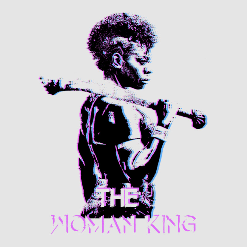 The Woman King Art Black And Purple Glitch Exclusive T-shirt by cm-arts | Artistshot