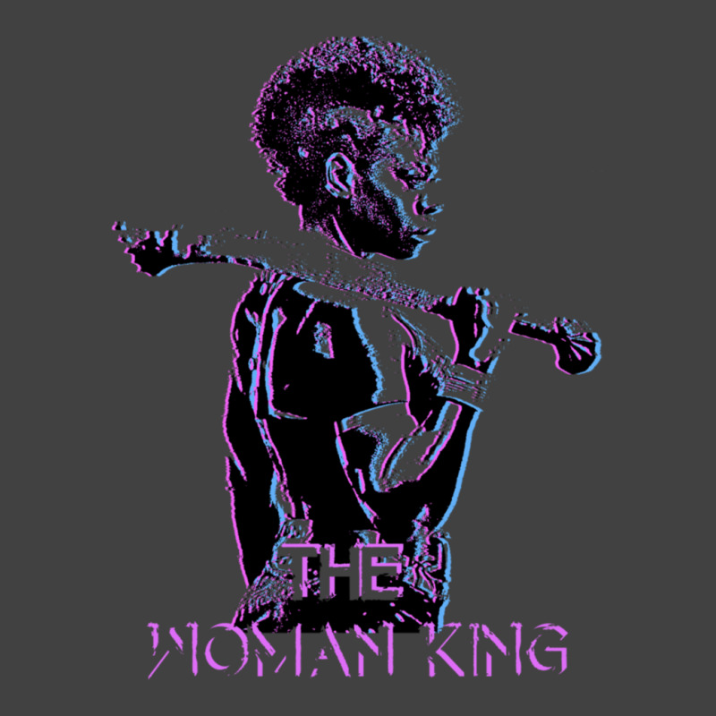 The Woman King Art Black And Purple Glitch Vintage T-Shirt by cm-arts | Artistshot