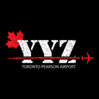 Retro Vintage Toronto Yyz Maple Leaf Airport Code T Shirt V-neck Tee | Artistshot