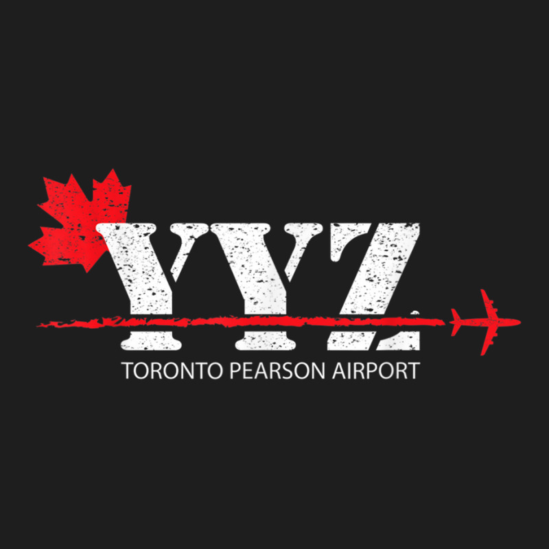 Retro Vintage Toronto Yyz Maple Leaf Airport Code T Shirt Classic T-shirt by cm-arts | Artistshot