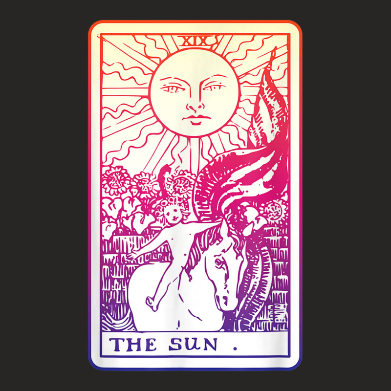 The Sun Tarot Card Witch Aesthetic Witchy Major Arcana T Shirt Ladies Fitted T-Shirt by cm-arts | Artistshot