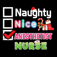 Naughty Nice Anesthetist Nurse Merry Christmas Santa Sweater T Shirt Long Sleeve Shirts | Artistshot