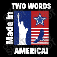 Two Words Made In America Long Sleeve Shirts | Artistshot