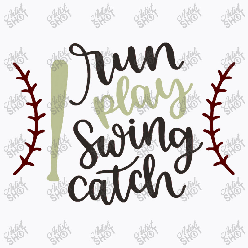 Baseball Game  Run Play Swing Catch T-Shirt by antoniohollie | Artistshot