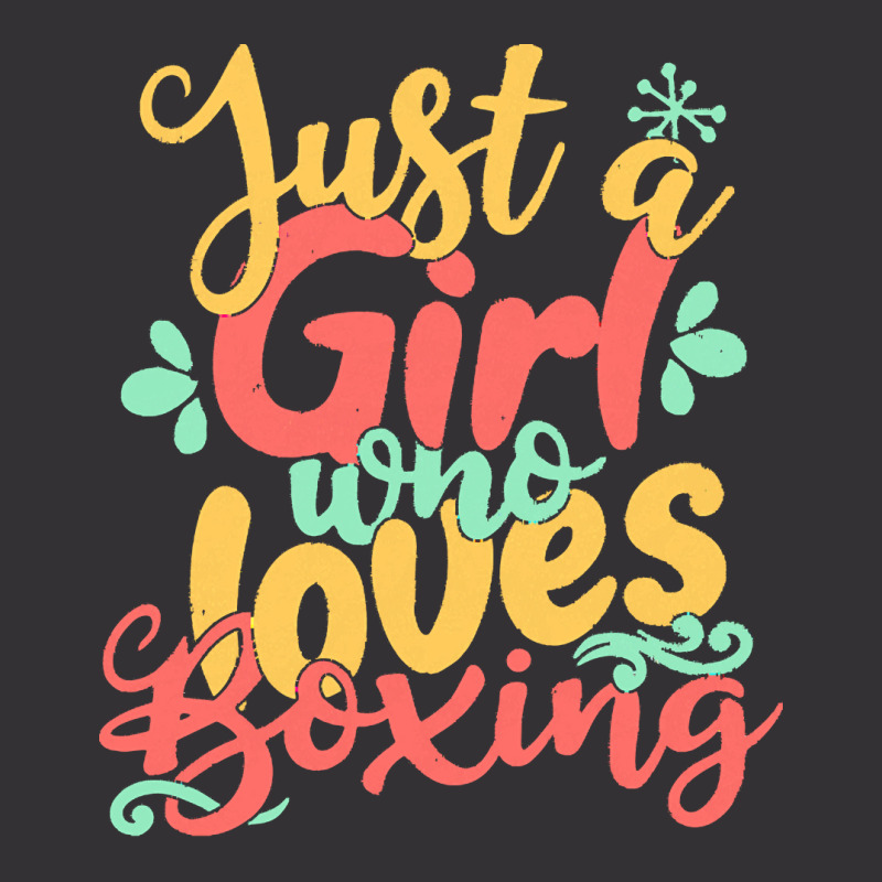 Just A Girl T  Shirt Just A Girl Who Loves Boxing Gift Product T  Shir Vintage Short | Artistshot