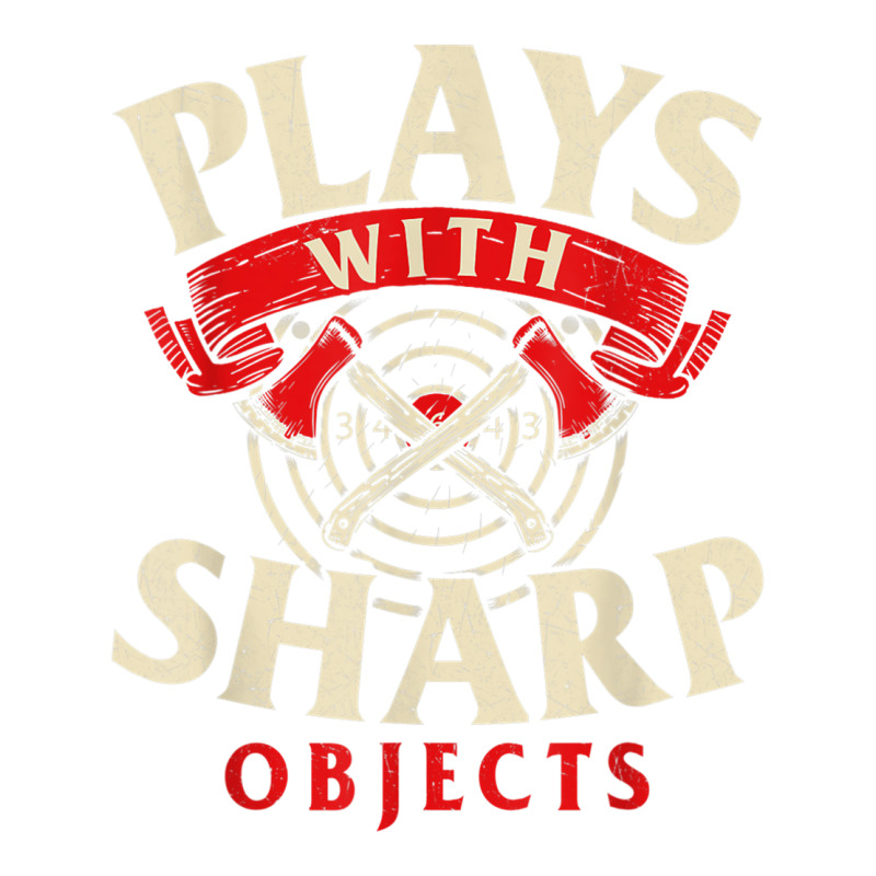 Plays With Sharp Objects   Axe Throwing Hatchet Lumberjack T Shirt Youth Sweatshirt | Artistshot