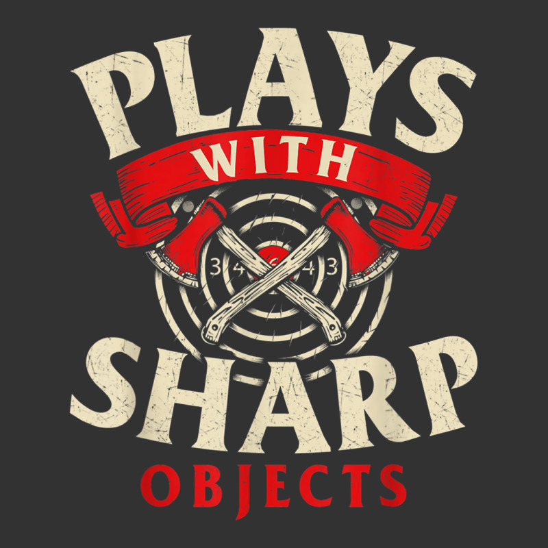 Plays With Sharp Objects   Axe Throwing Hatchet Lumberjack T Shirt Baby Bodysuit | Artistshot