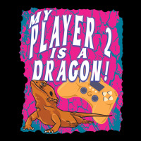 My Player 2 Is A Dragon! Video Game Players Bearded Dragon Sweatshirt Kids Cap | Artistshot