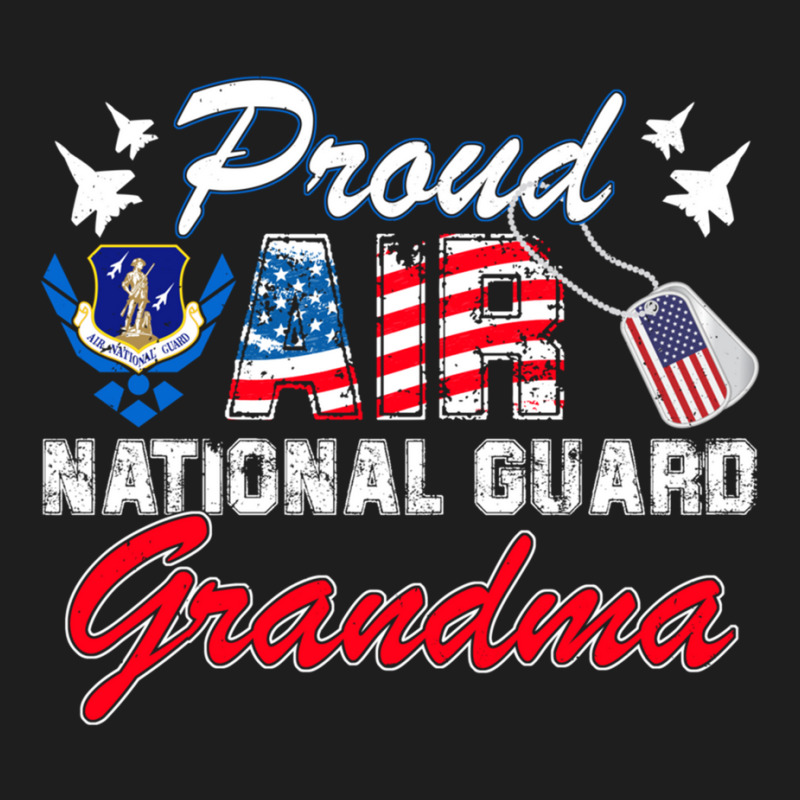 Proud Air National Guard Grandma Air Force Veterans Day Long Sleeve T Classic T-shirt by cm-arts | Artistshot