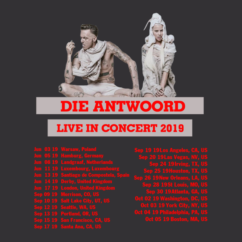 Die Antwoord Tour 2019 Vintage Hoodie And Short Set | Artistshot