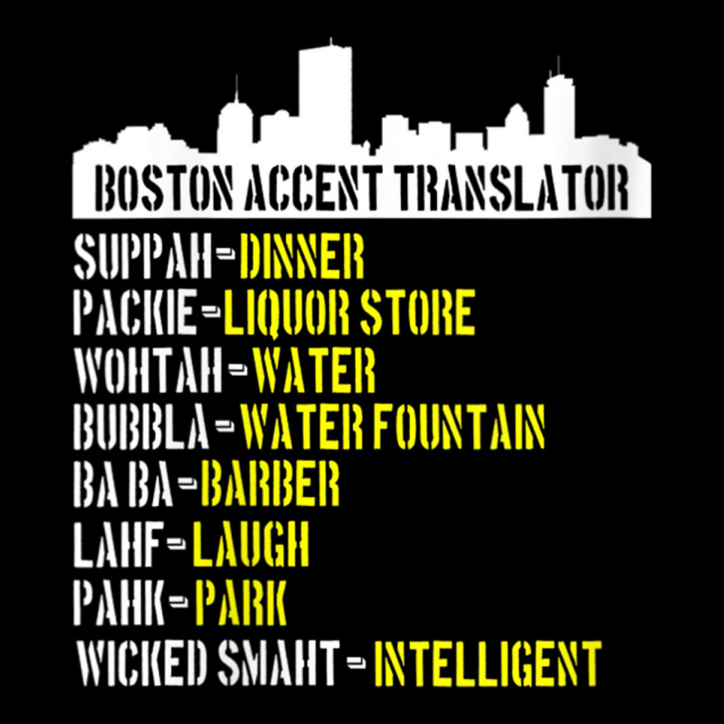 Womens Funny Boston Accent Translator For Wicked Smaht Bostonians V Ne Toddler Sweatshirt | Artistshot