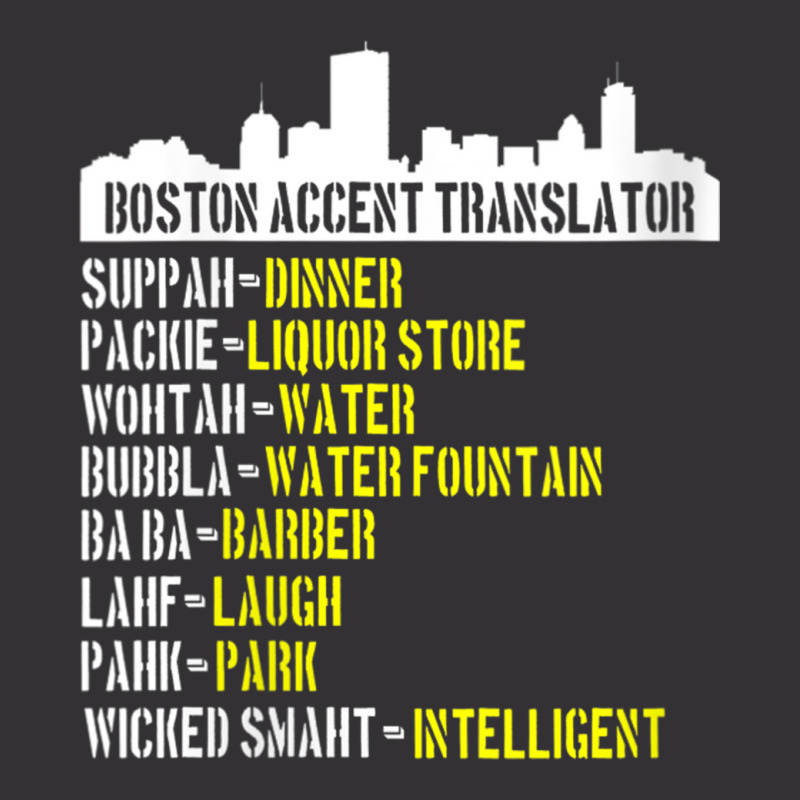 Womens Funny Boston Accent Translator For Wicked Smaht Bostonians V Ne Vintage Short | Artistshot