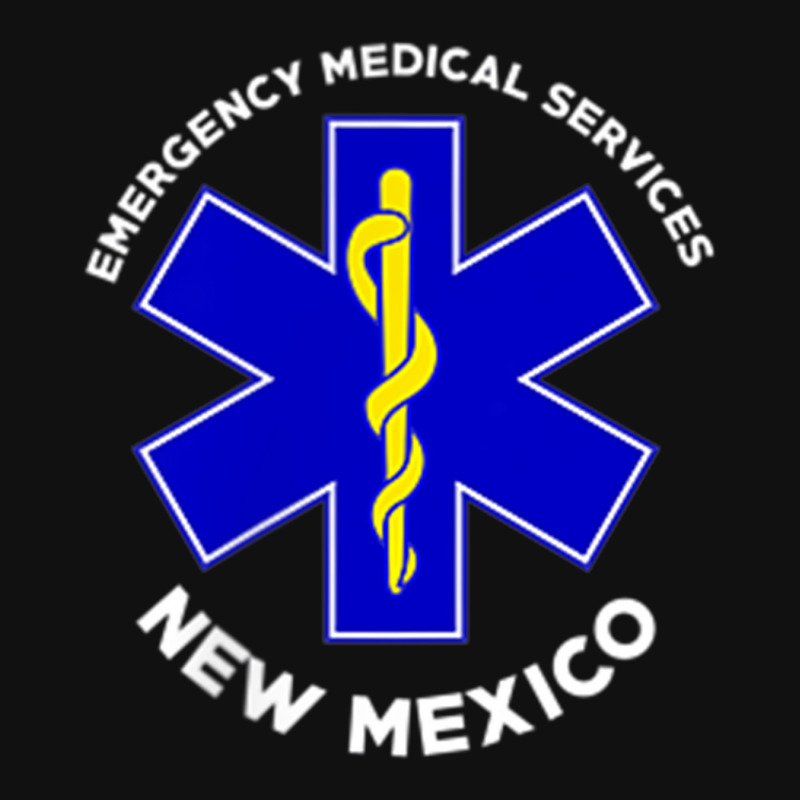 New Mexico Ems Emergency Medical Services Emt Medic Portrait Canvas Print | Artistshot