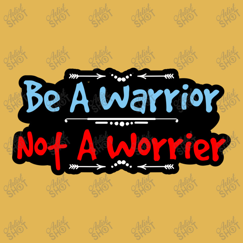 Be A Warrior Not A Worrier Vintage Hoodie And Short Set | Artistshot