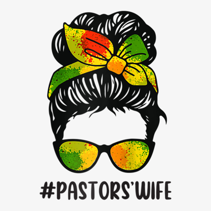 Messy Bun Hair Pastor's Wife Life  Christian Women Raglan Baseball Tee Ladies Fitted T-Shirt by cm-arts | Artistshot