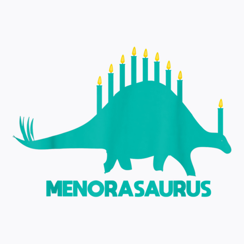 Funny Hanukkah Tee Dinosaur Stegosaurus Dino Menorah T Shirt T-shirt | Artistshot