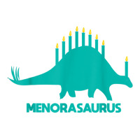 Funny Hanukkah Tee Dinosaur Stegosaurus Dino Menorah T Shirt V-neck Tee | Artistshot