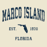 Marco Island Florida Fl Vintage Athletic Navy Sports Design Tank Top Cropped Hoodie | Artistshot