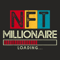 Nft Millionaire Loading   Crypto Hodl T Shirt Ladies Fitted T-shirt | Artistshot