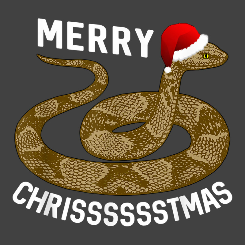 Merry Hissmas Christmas Santa Hat Copperhead Snake T Shirt Vintage T-shirt | Artistshot