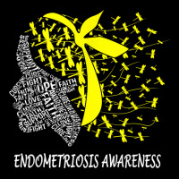 We Wear Yellow For Endometriosis Awareness T Shirt Graphic Youth T-shirt | Artistshot